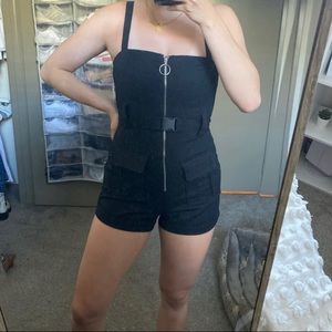 Black jumpsuit from Beginning Boutique